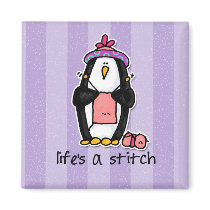 life's a stitch magnets