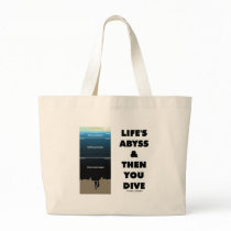 Life's Abyss And Then You Dive (Pelagic Zone) Canvas Bag