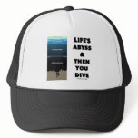 Life's Abyss And Then You Dive (Pelagic Zone) Mesh Hats