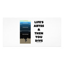Life's Abyss And Then You Dive (Pelagic Zone) Photo Card Template