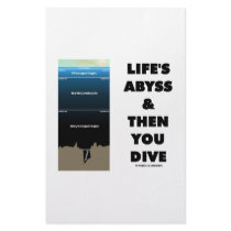 Life's Abyss And Then You Dive (Pelagic Zone) stationery by wordsunwords Life's Abyss And Then You Dive (Pelagic Zone) stationery