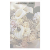 Life's Bouquet stationery by wottwin Life's Bouquet stationery