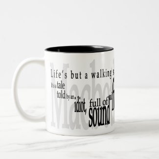 'Life's but a Walking Shadow' Shakespeare Mug mug