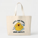 Life's Ducky 1st Birthday Tote Bags