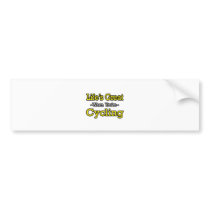 Life's Great...Cycling bumper stickers by Biking_Shirts Life's Great...Cycling bumper stickers