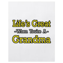 Life's Great When You're a Grandma flyers by Proud_Grandma_Shirts Life's Great When You're a Grandma flyers