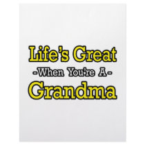 Life's Great When You're a Grandma letterhead by Proud_Grandma_Shirts Life's Great When You're a Grandma letterhead