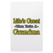 Life's Great When You're a Grandma stationery by Proud_Grandma_Shirts Life's Great When You're a Grandma stationery