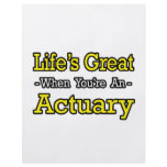Life's Great When You're an Actuary Flyer Design