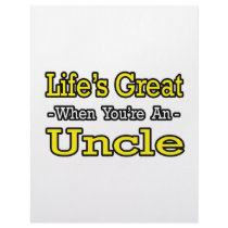 Life's Great When You're an Uncle letterhead