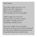 Life's Lessons posters