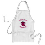 Life's Short, Knit Fast Fun Knitting Design aprons