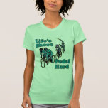 Life's Short, Pedal Hard Bicycling Design Shirt