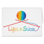 Lifes Stitch Greeting Cards