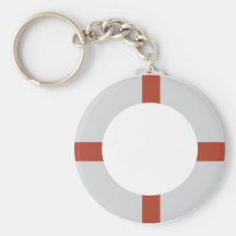 lifesaver icon key chain