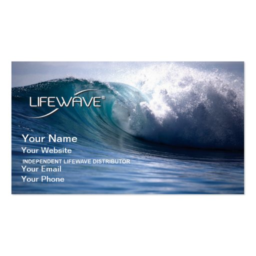LifeWave Business Card (front side)
