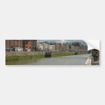 Liffy River In Dublin Bumper Sticker