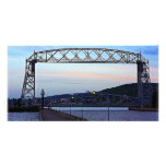 Lift bridge in the Morning Custom Photo Card