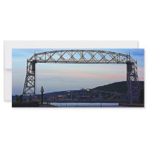 Lift bridge in the Morning Customized Rack Card