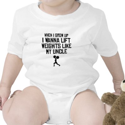 Lift Weights Like My Uncle Bodysuit