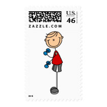 Lifting Weights Tshirts and Gifts Postage Stamp