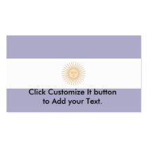 Liga Federal, Argentina Business Card Template