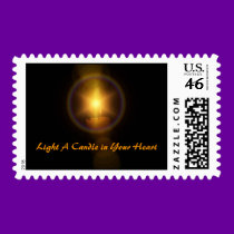 Light A Candle in Your Heart postage by Maia Light A Candle in Your Heart postage