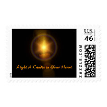 Light A Candle in Your Heart postage by Maia Light A Candle in Your Heart postage