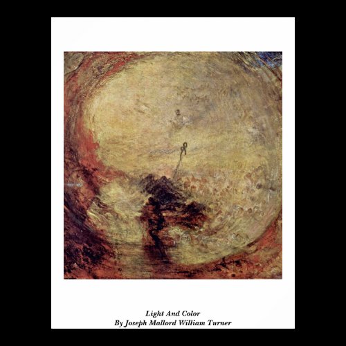 Light And Color By Joseph Mallord William Turner Poster