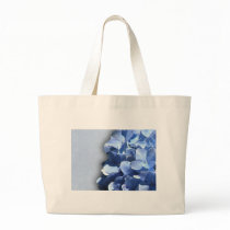 LIght and dark blue hydrangeas bags by perfectpostage LIght and dark blue hydrangeas bags