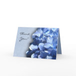 LIght and dark blue hydrangeas Greeting Cards