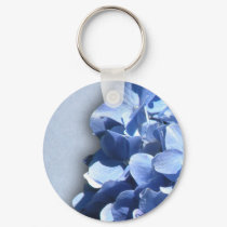 LIght and dark blue hydrangeas keychains by perfectpostage LIght and dark blue hydrangeas keychains