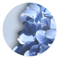LIght and dark blue hydrangeas stickers by perfectpostage LIght and dark blue hydrangeas stickers