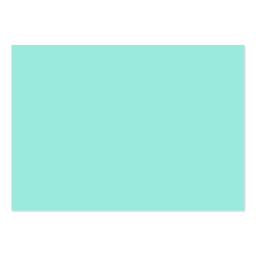 Light Aquafresh Aqua Blue Green Fashion Color Business Card Template