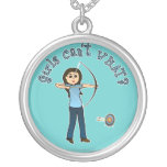 Light Archery in Blue Necklaces