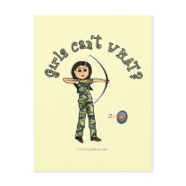 Light Archery in Camouflage Postcards