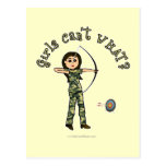 Light Archery in Camouflage Postcards