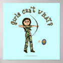 Light Archery in Camouflage posters