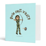 Light Archery in Camouflage Vinyl Binder