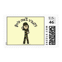 Light Army Woman Stamps