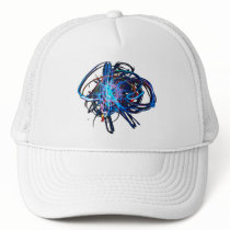 Light art blue - trucker hat