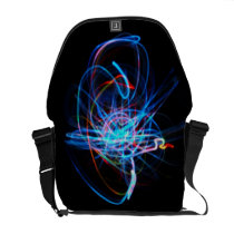 Light art blue - commuter bag
