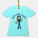 Light Artist Girl Christmas Ornaments