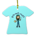Light Artist Girl Christmas Ornaments