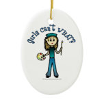 Light Artist Girl Christmas Ornaments