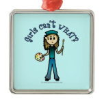 Light Artist Girl Christmas Tree Ornaments