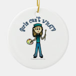 Light Artist Girl Christmas Tree Ornaments