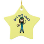 Light Artist Girl Christmas Tree Ornaments
