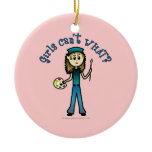 Light Artist Girl Christmas Tree Ornaments