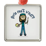 Light Artist Girl Ornament